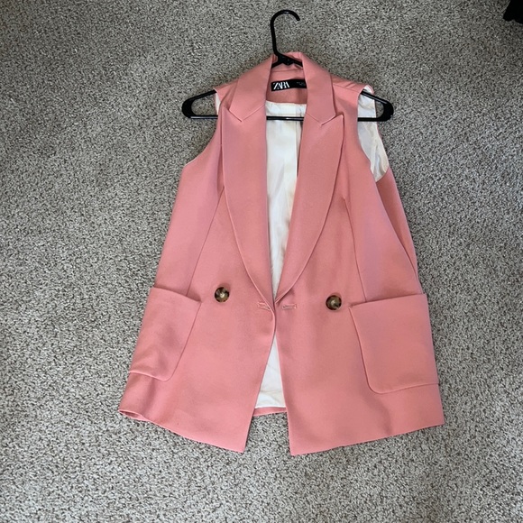 Zara Jackets & Coats Zara Blazer Vest Poshmark